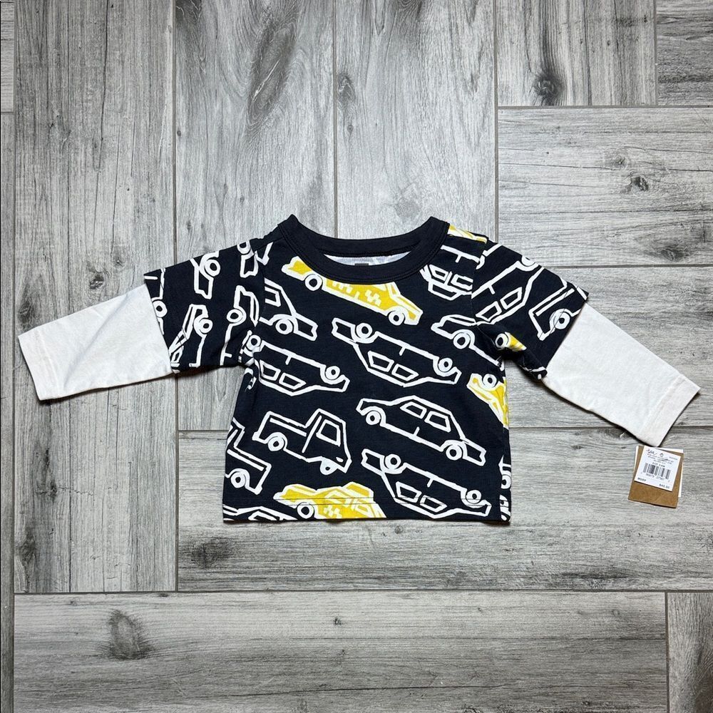 Tea Collection Taxi/Traffic 3-6M Baby Shirt